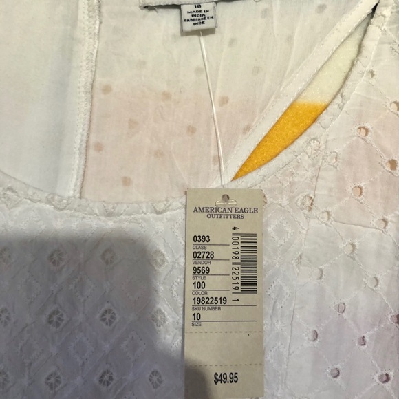 American Eagle White Spring Dress - Picture 3 of 3